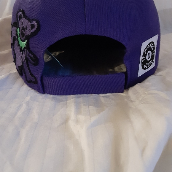 Grateful Dead hat, Purple Grateful Dead dancing bears hat, PERMANTLY STITCHED - Picture 3 of 11